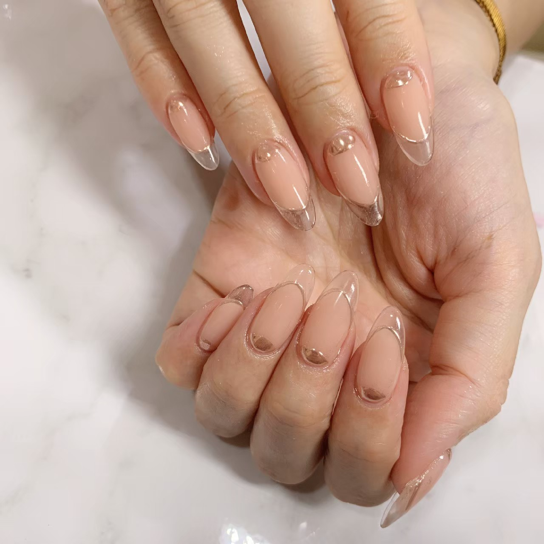 【ジェルコート付でデザイン長持ち☆】 チップ長さ出し10本 やり放題