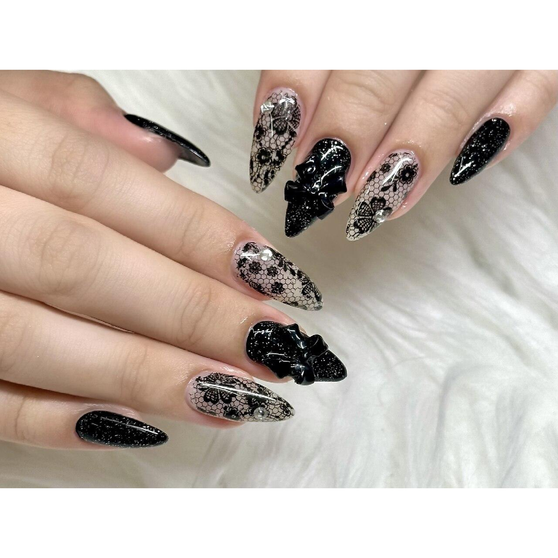 -チップ長さだし10本-【アート4本ネイル】新規￥14430/再来￥15430
