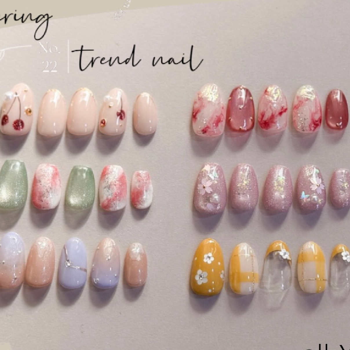 【トレンドネイル★】】ニュアンス・オフィス系トレンドネイル☆ALL¥7,000