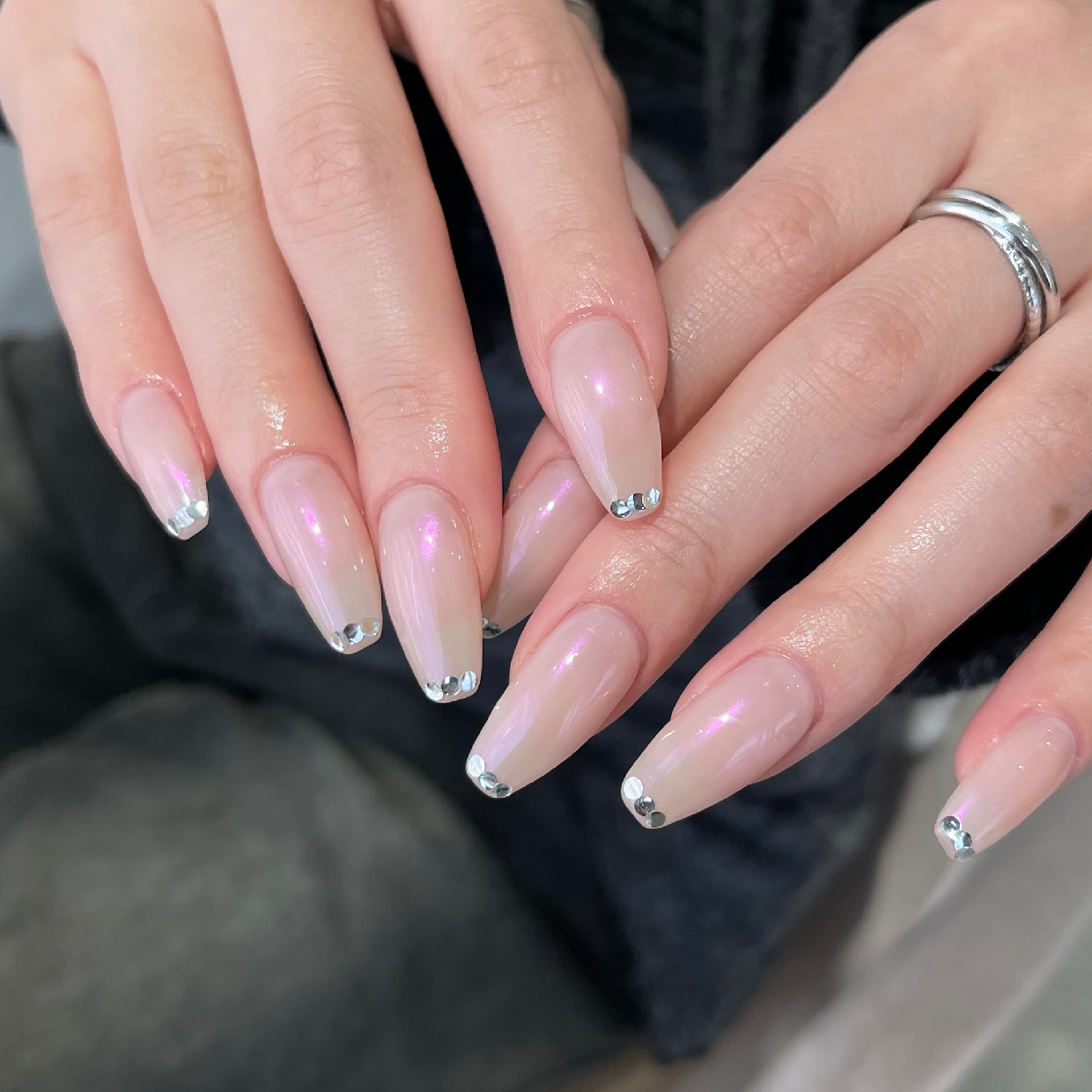 ミラー オーロラ🍑para gel使用【オフ込み￥8600】