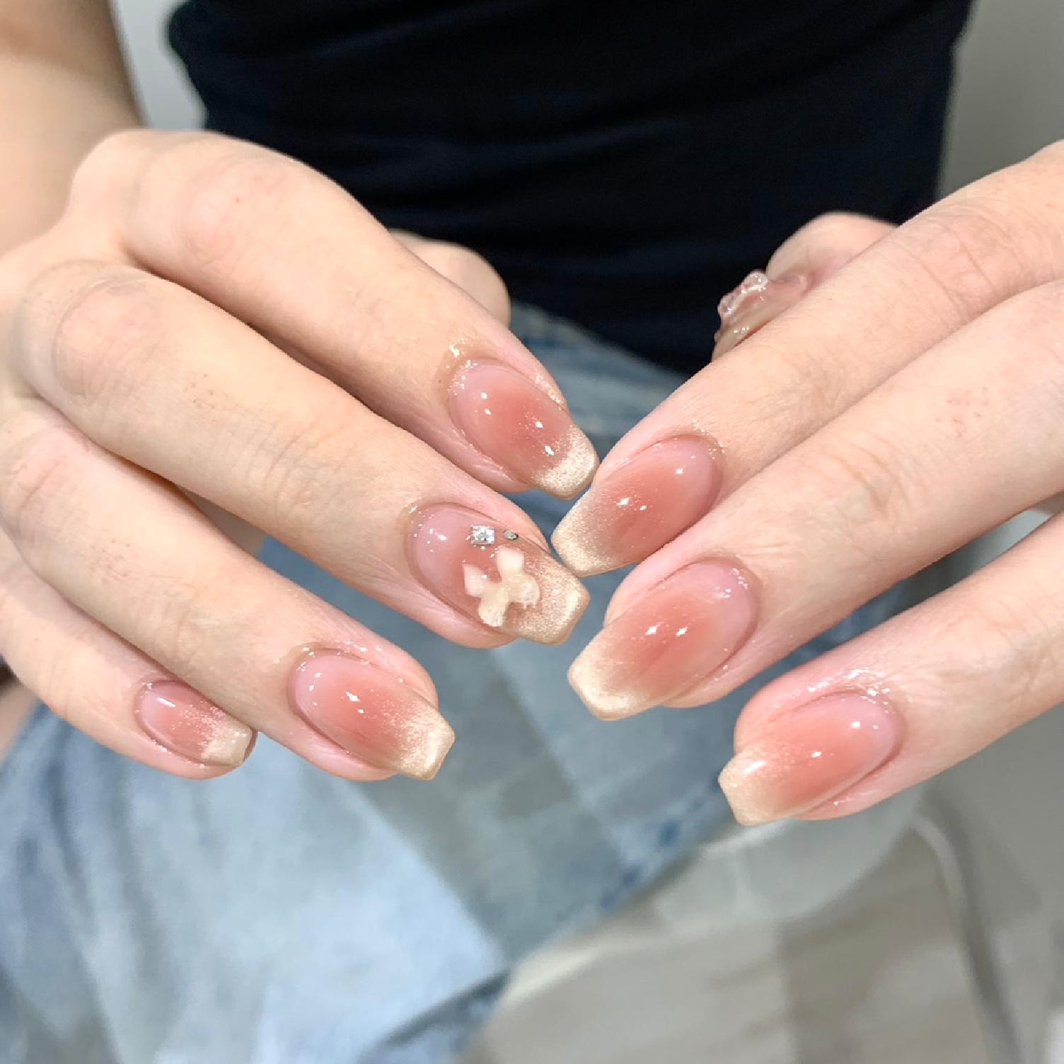 チークネイル　パラジェル使用【オフ込み￥9300】