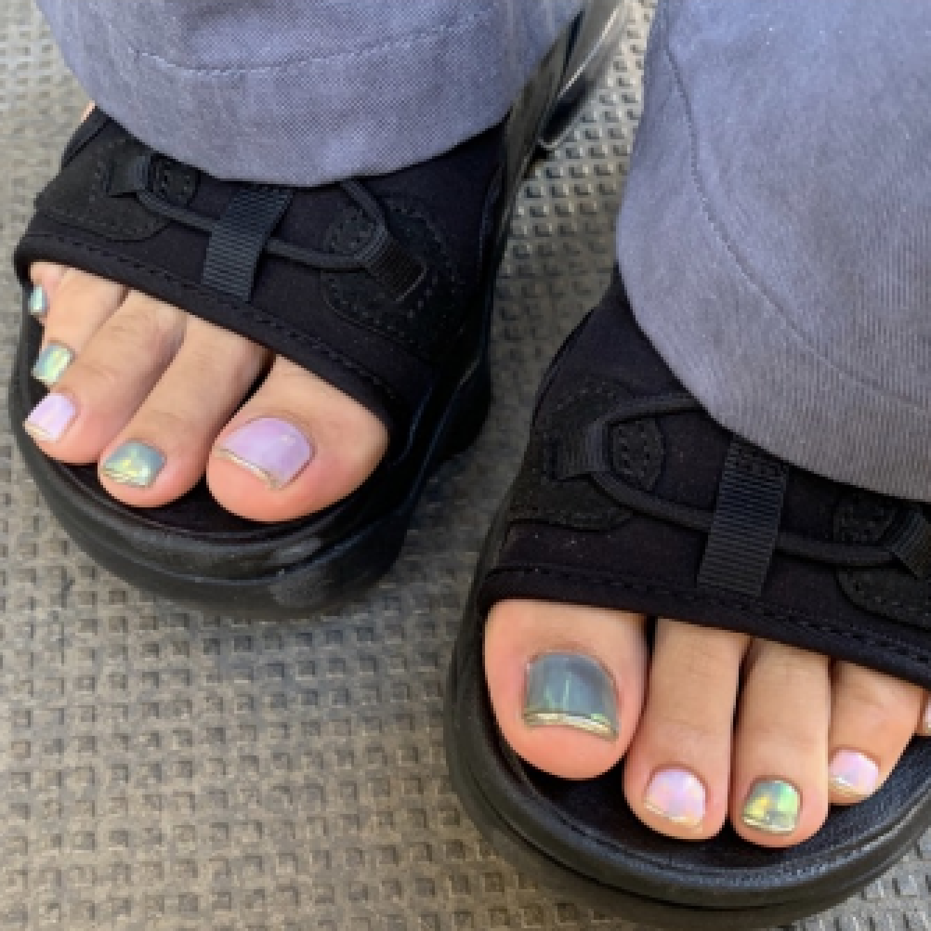 FOOT ワンカラー＋親指デザイン𓂃ོパラジェル使用
