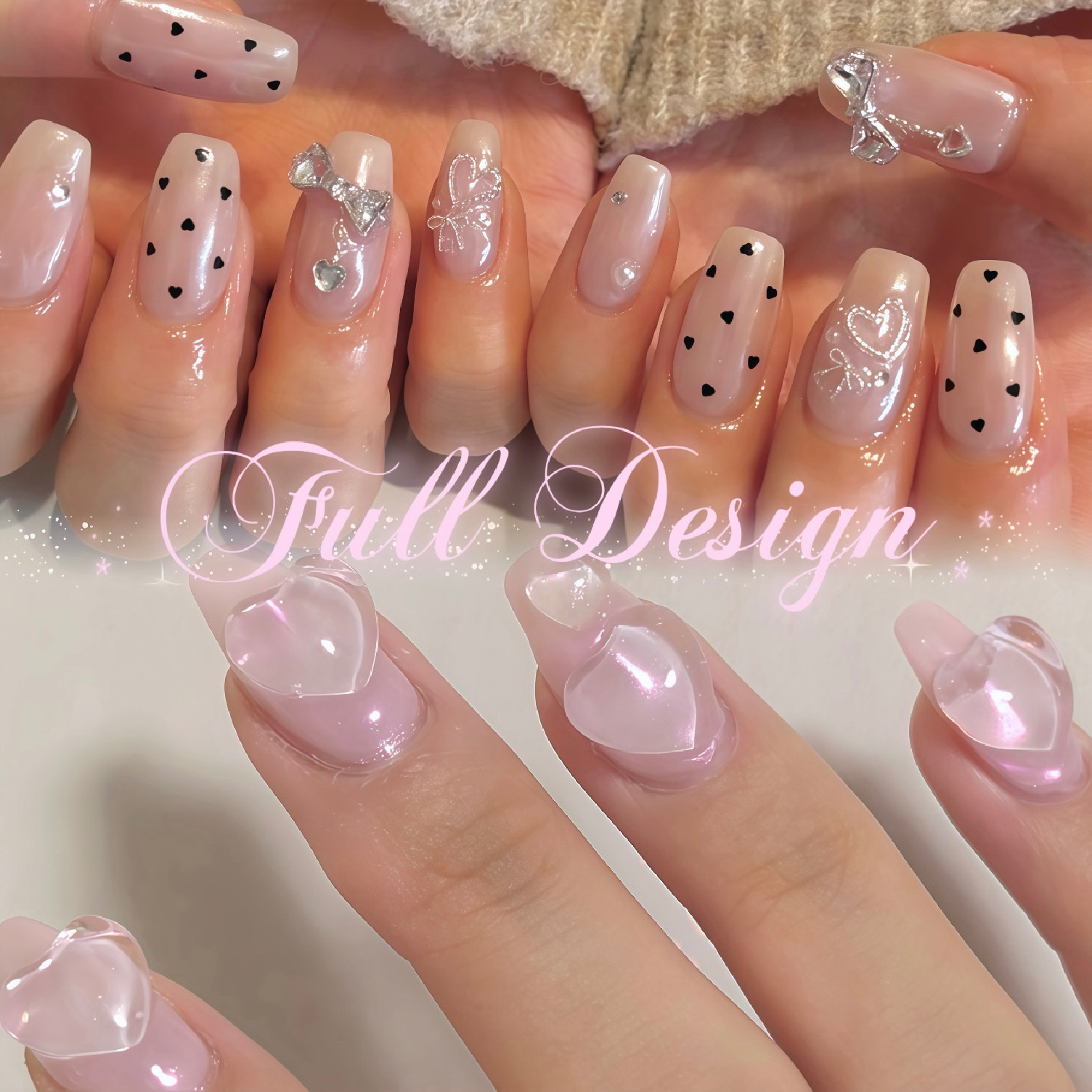 初回限定♡1〜10本持ち込みデザイン♡para gel使用
