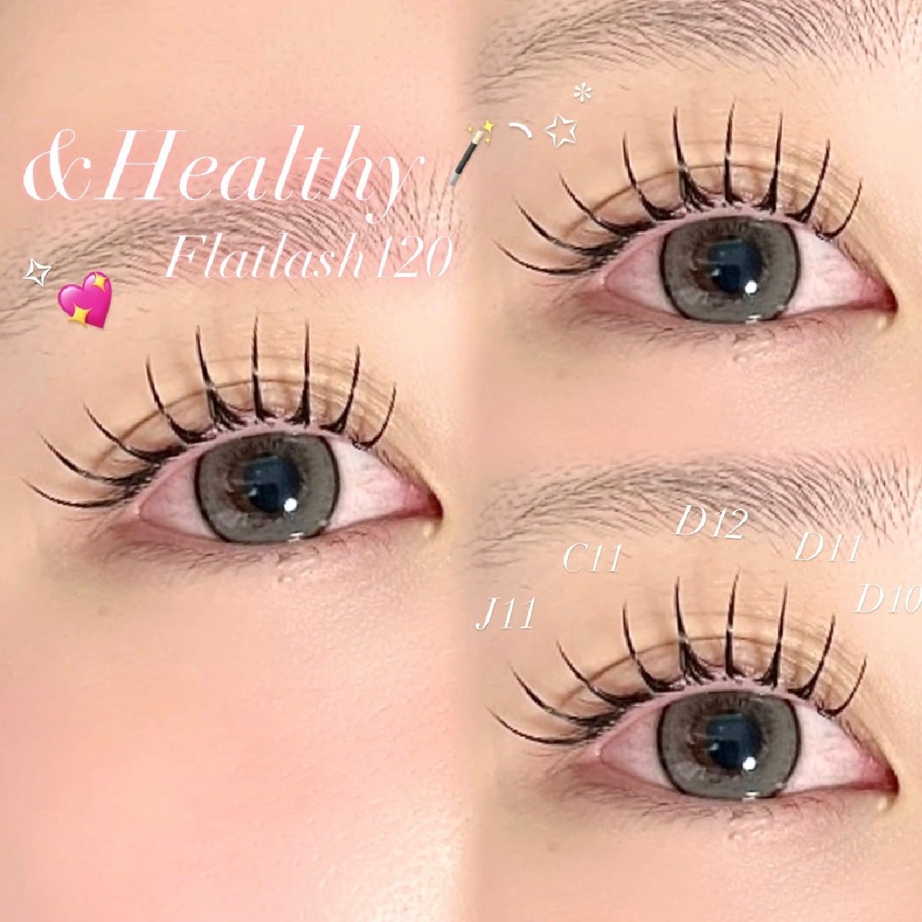 &Healthy Flatlash 120本 「LED +¥1000」