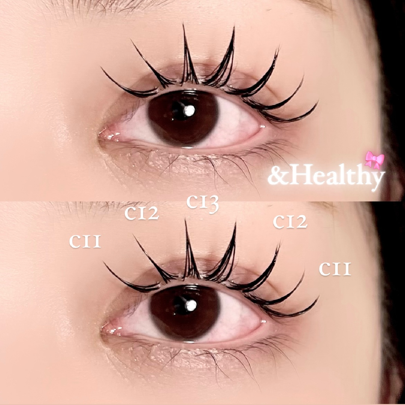&Healthy Flatlash 140本「LED +¥1000」