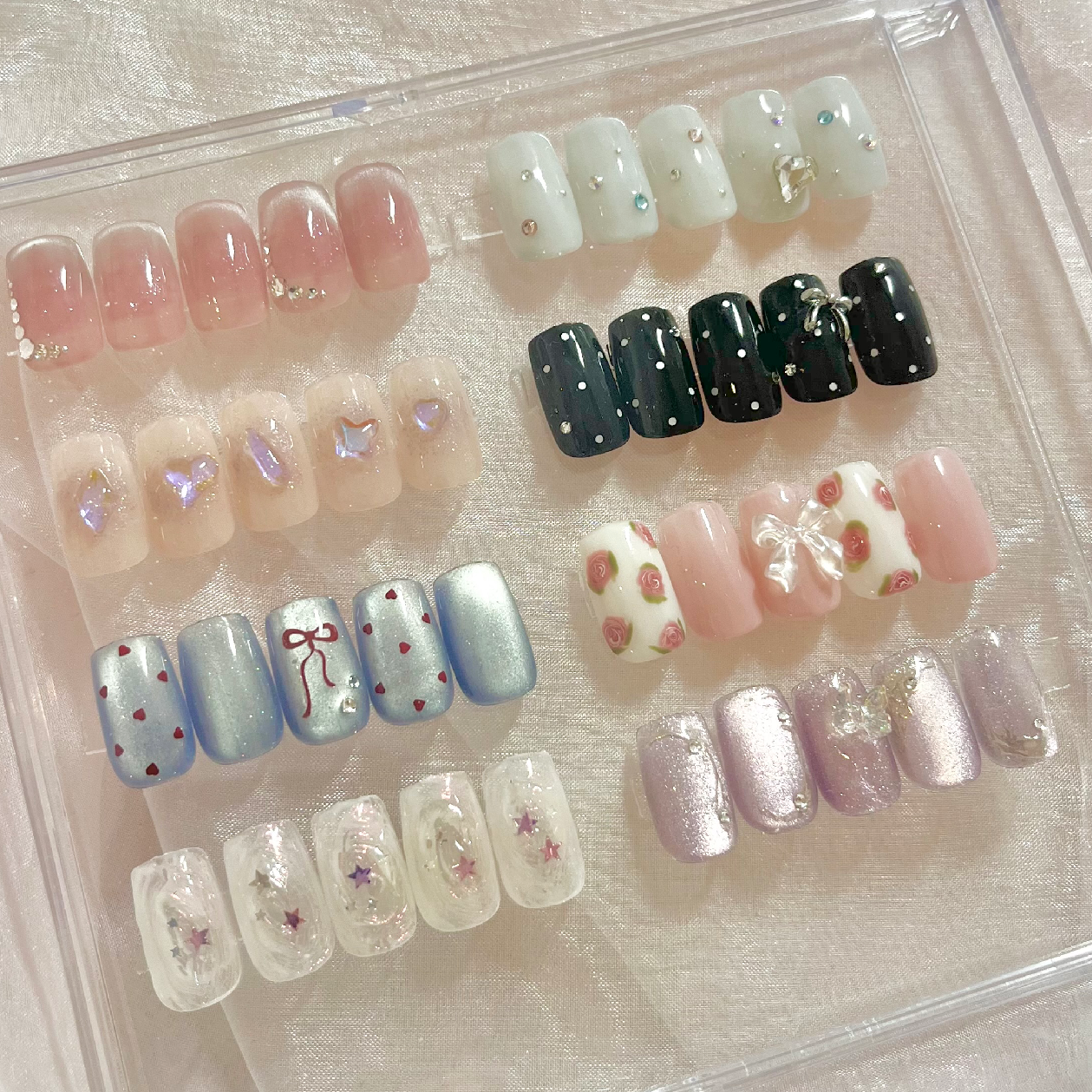 🎀girly design nail¥8330パラジェル使用（初回オフ込み）