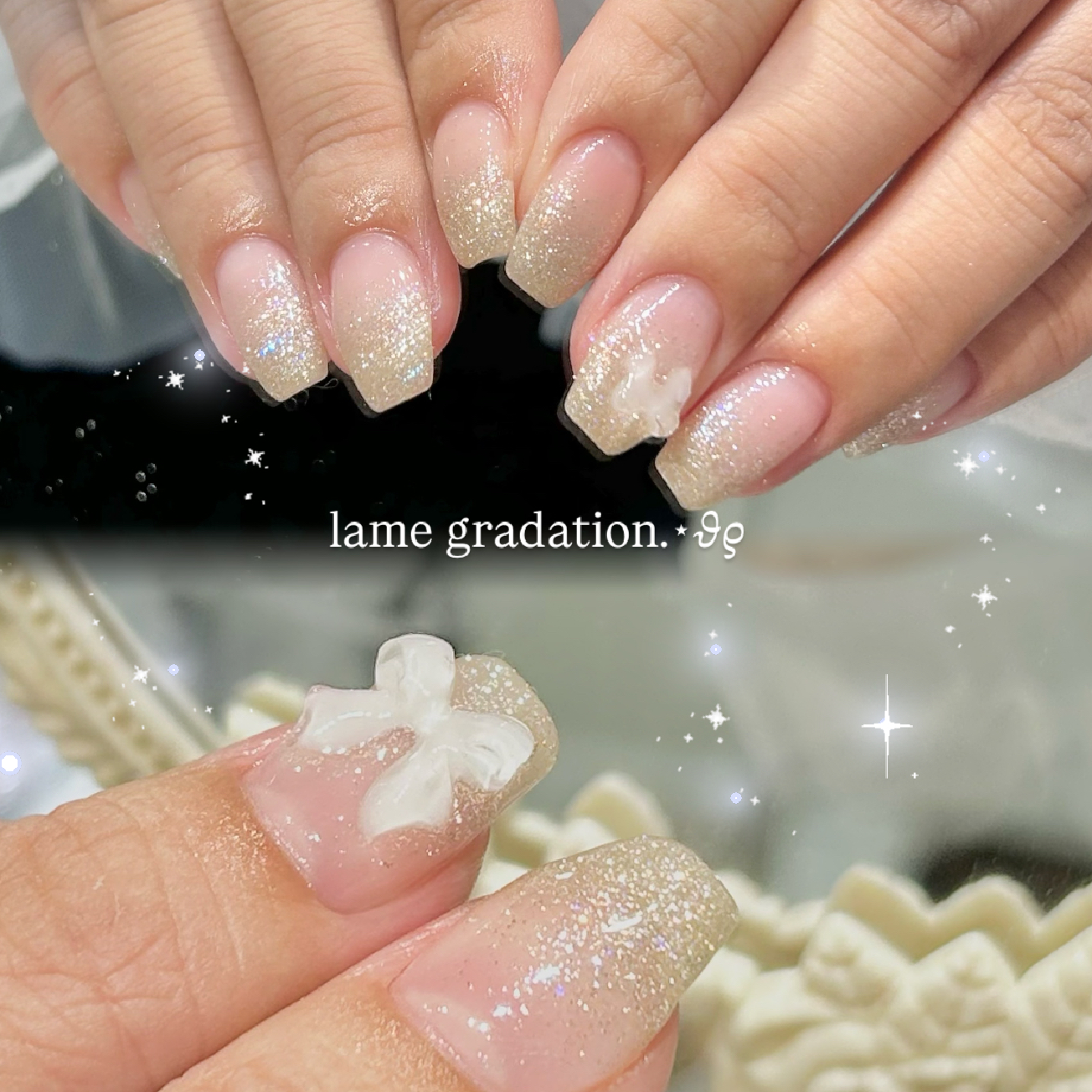 ‎キラキラ✨️ラメグラデーション✨️paragel