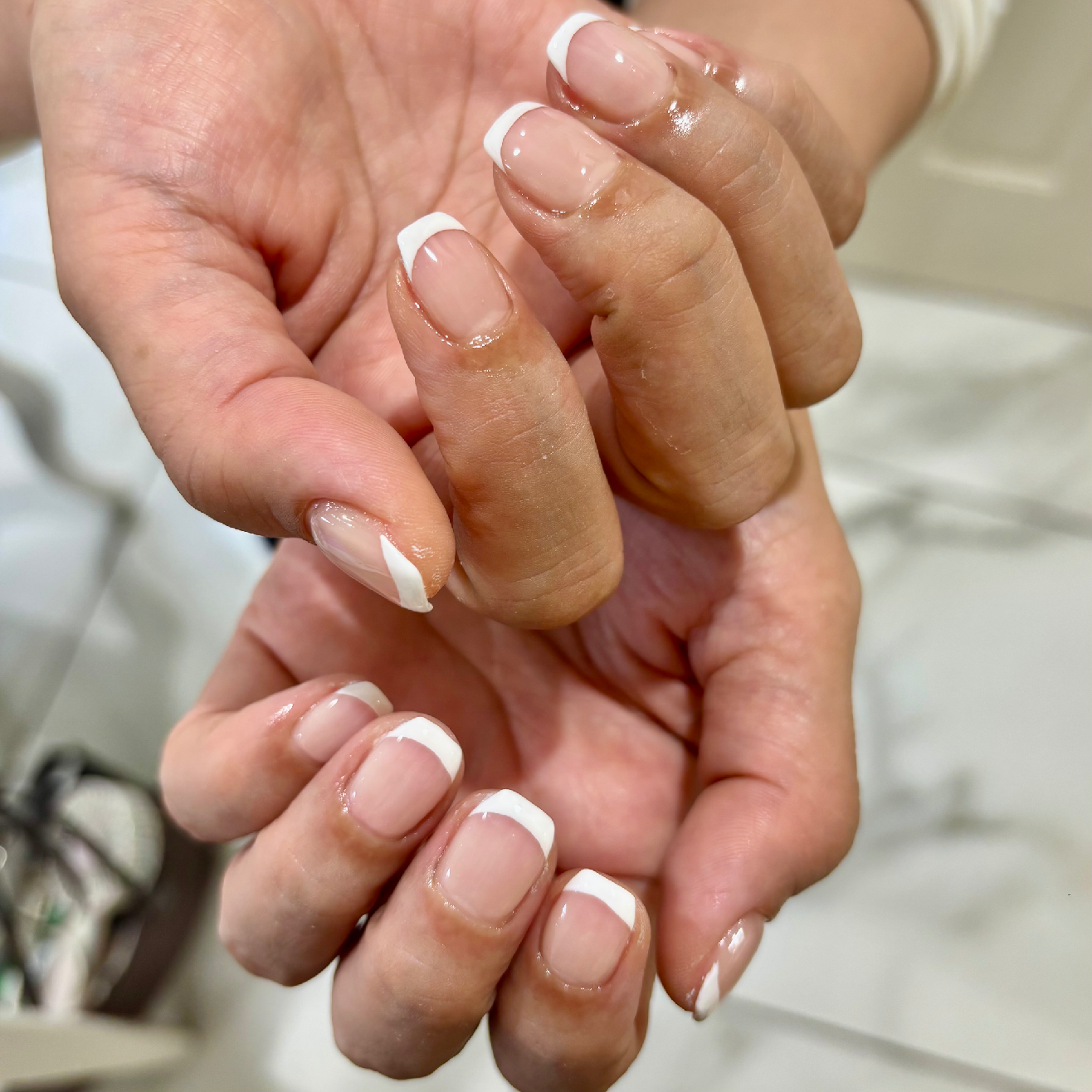 🌙ベースカラーなしフレンチデザイン🌙