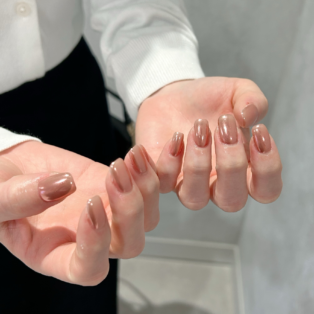 ミラーワンカラー♡paragel使用