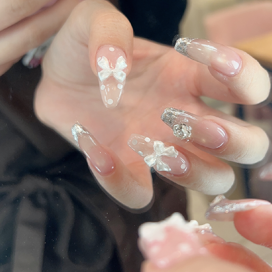 ガラスフレンチ♡paragel使用