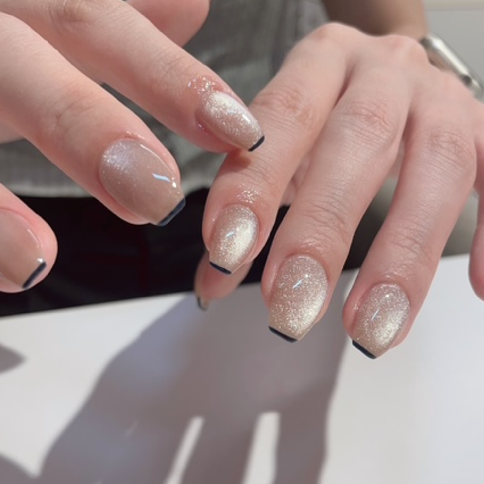 トレンド🎀ᩚフレンチネイル🦢🤍ྀི