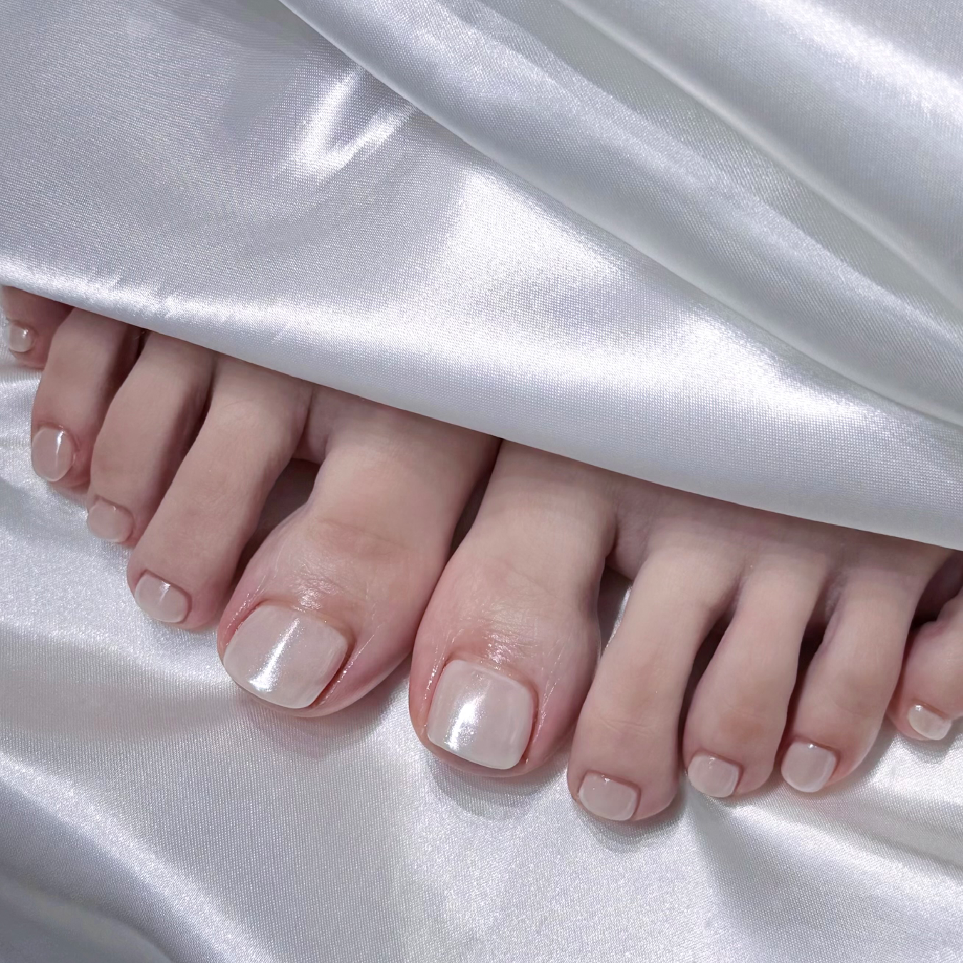 フットワンカラー🩰お爪を削らないpara gel使用💫