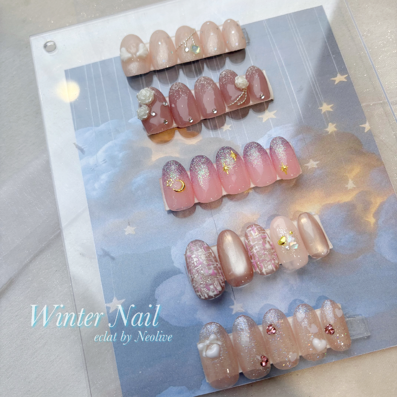[パラジェル使用]Winter nail☃️.ﾟ･*.