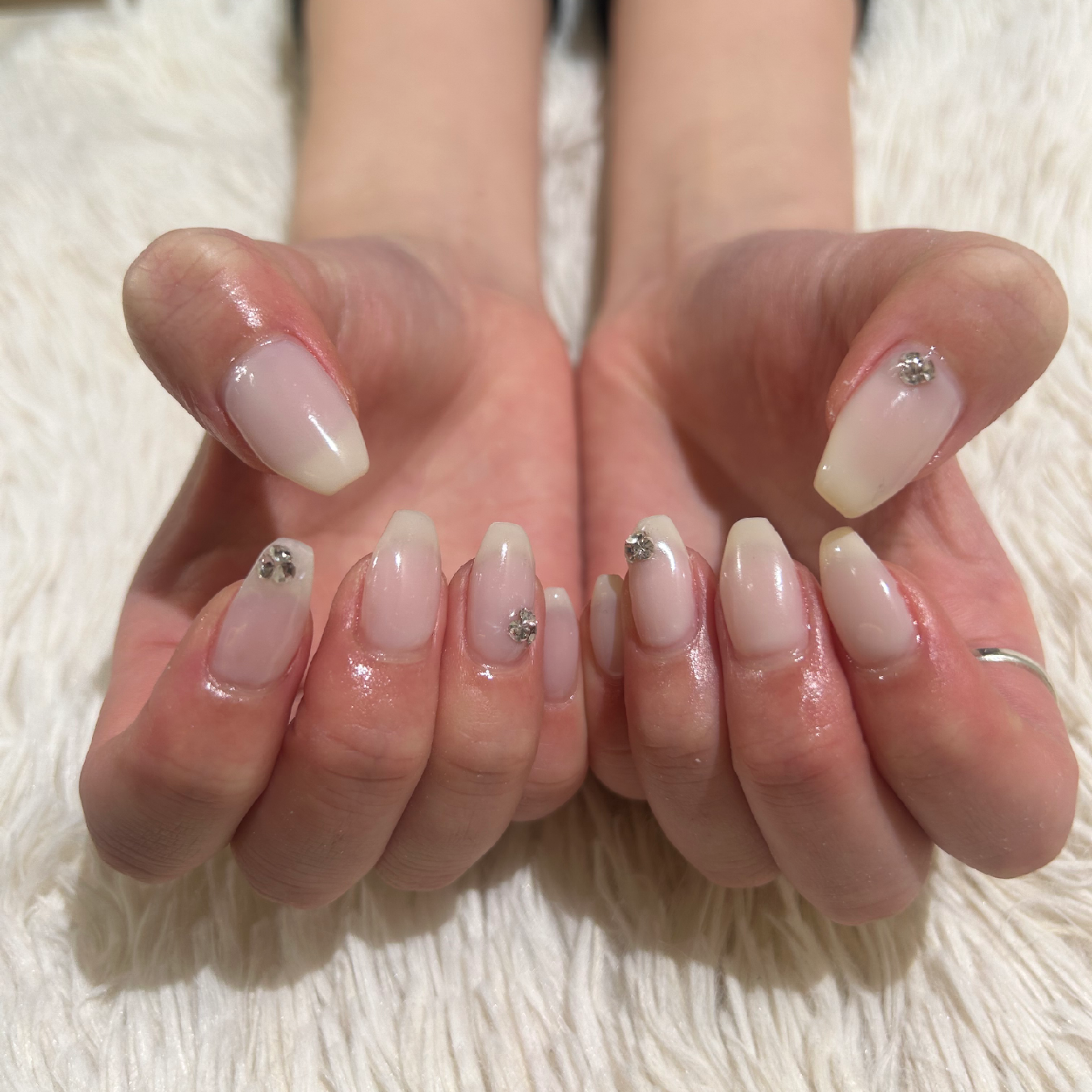 シンプル持ち込みネイル🖤【オフなし】