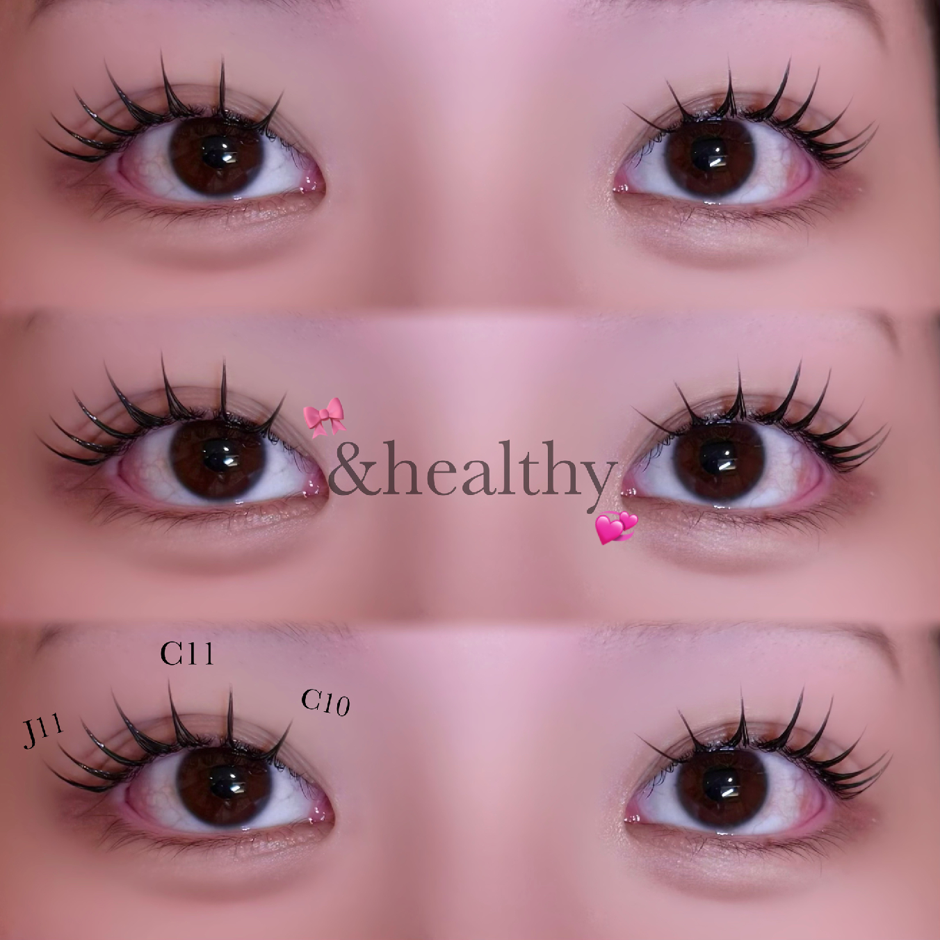 『&healthy』LEDフラットラッシュ100本🎀美容コーティング仕上げ🌟