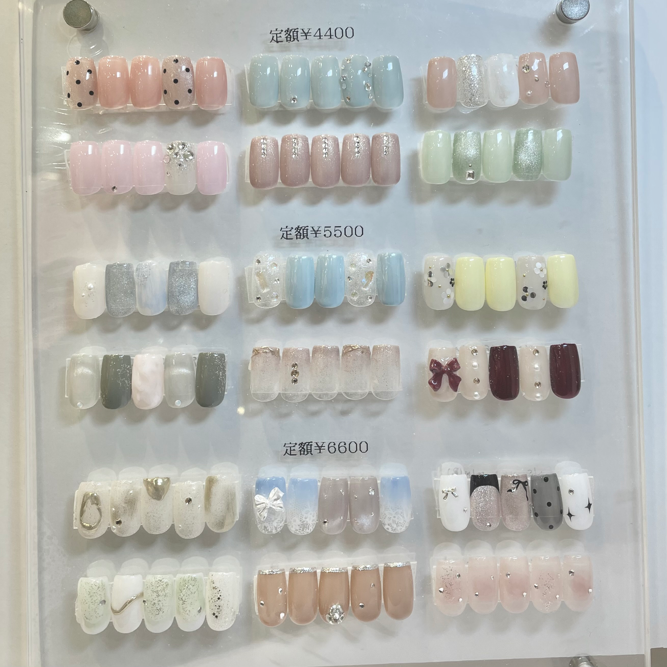 定額デザイン¥4400.¥5500.¥6600(オフなし)