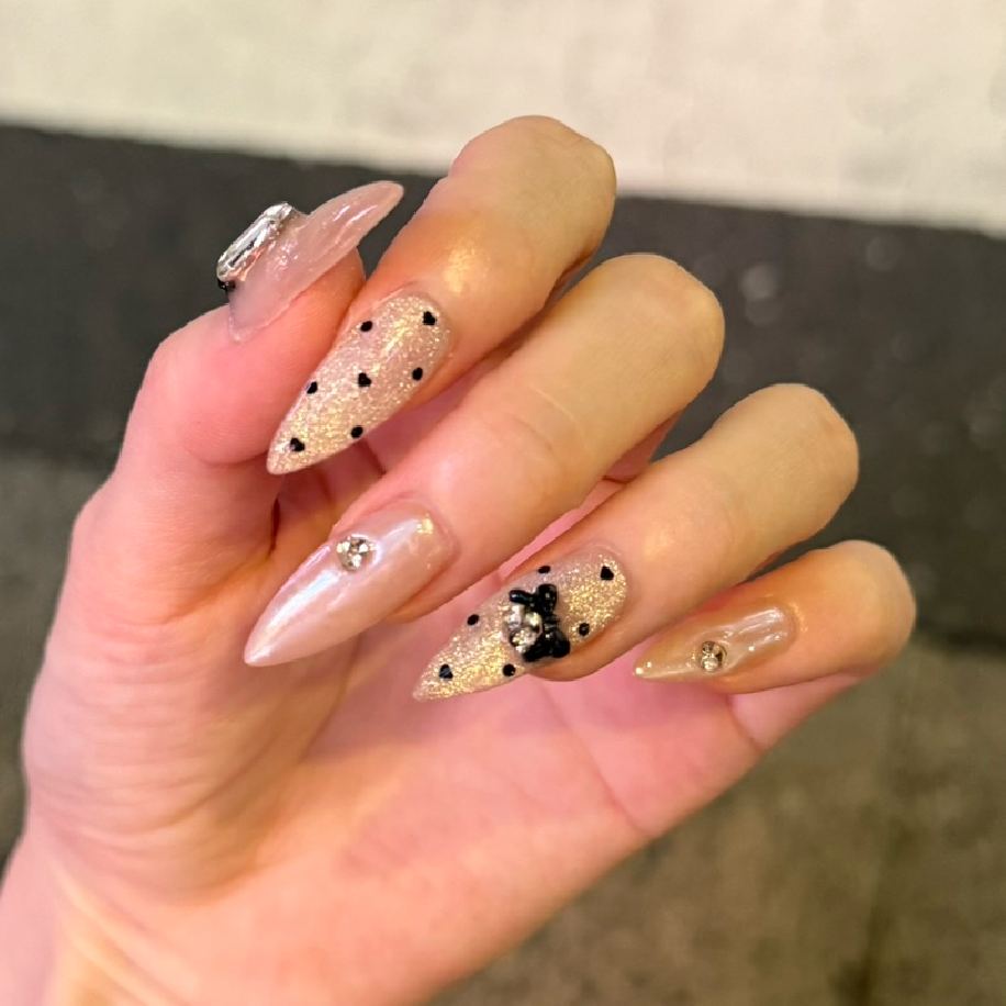 💅🏻Pomnailコース＋アクリル長さだし10本
