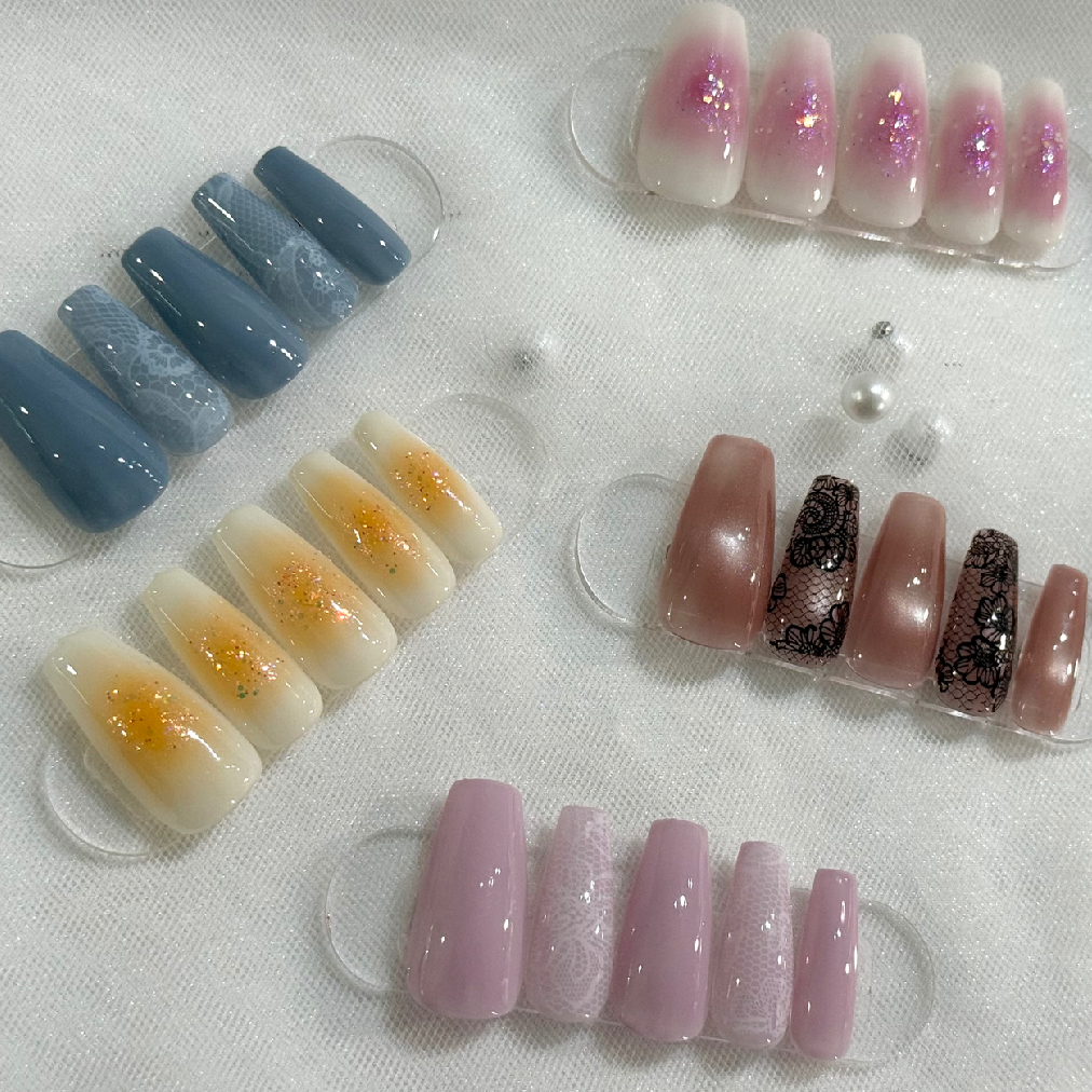 ⭐️ワンカラー＋レースネイルorチークネイル