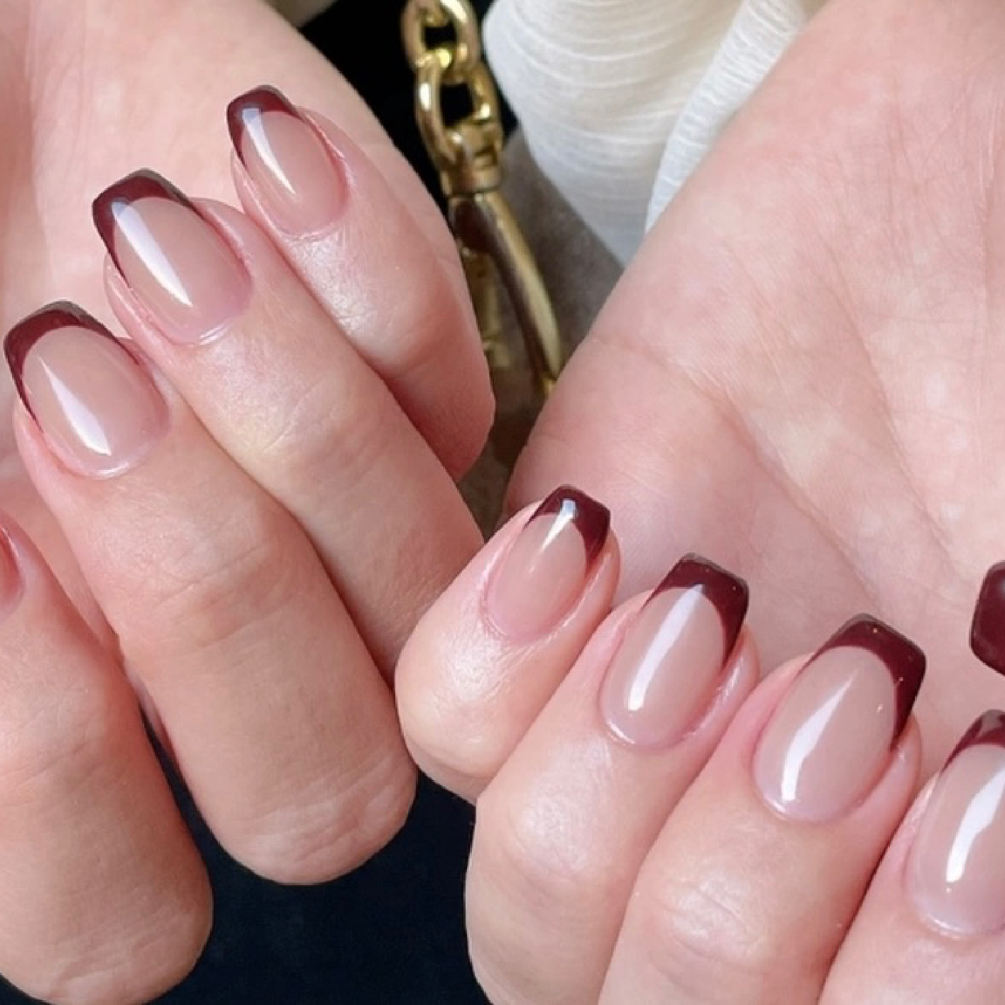 うる艶ワンカラー×フレンチ