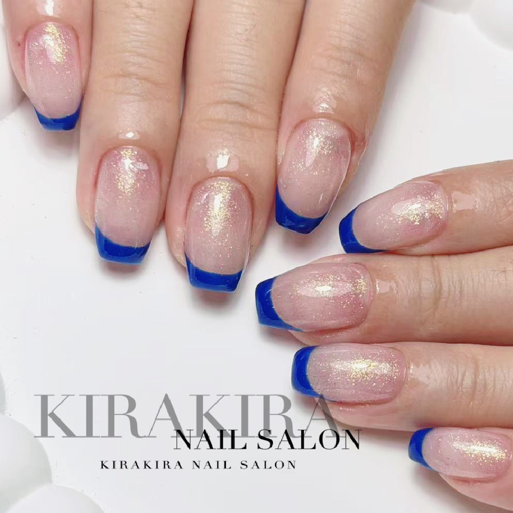 【ベースカラー有】初回オフ無料/フレンチネイルネイル¥6800