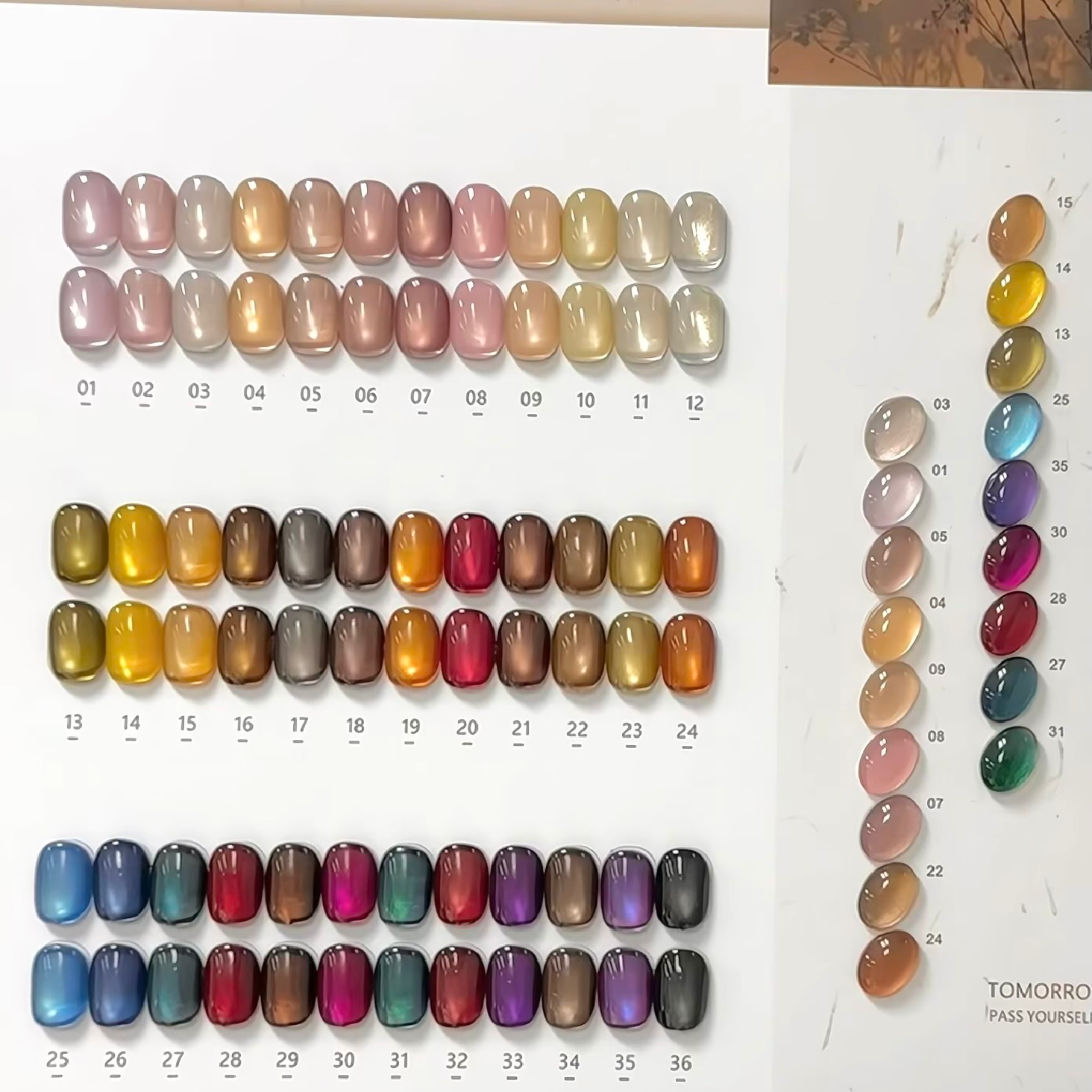 in's話題水光ガラス玉.マグネットワンカラー5580