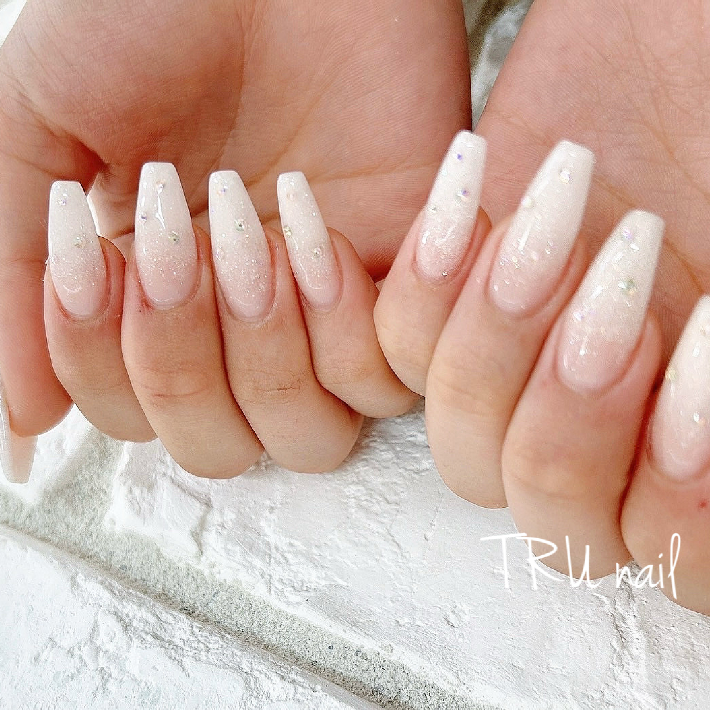 【ジェルコート付でデザイン長持ち☆】シンプルスカルプコース