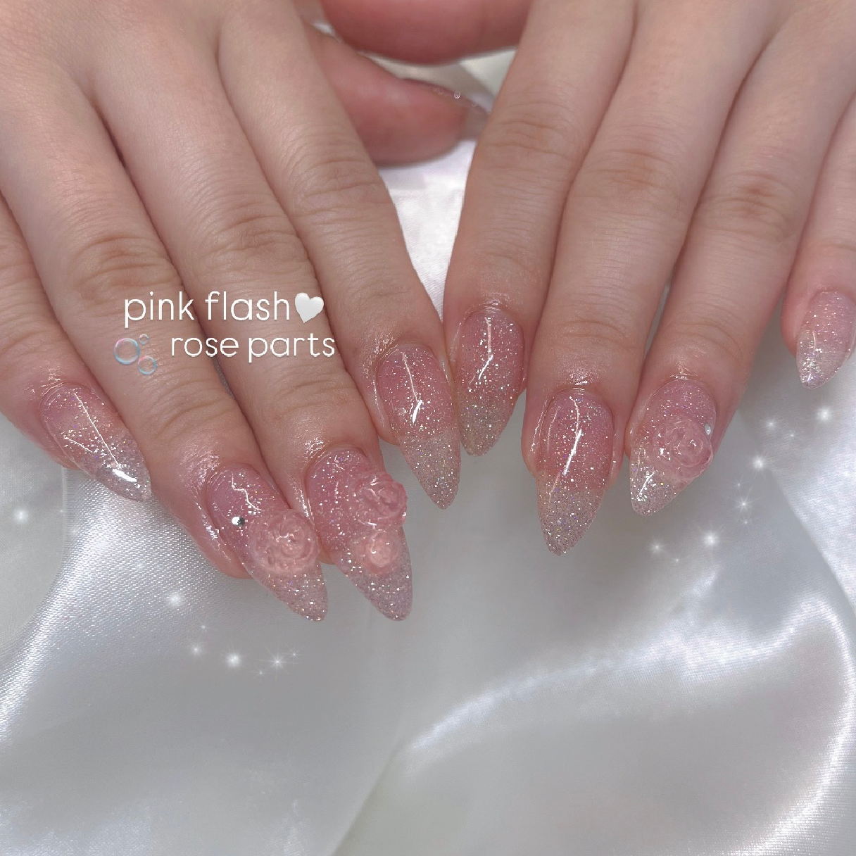 フラッシュネイル💗（パラジェル使用）