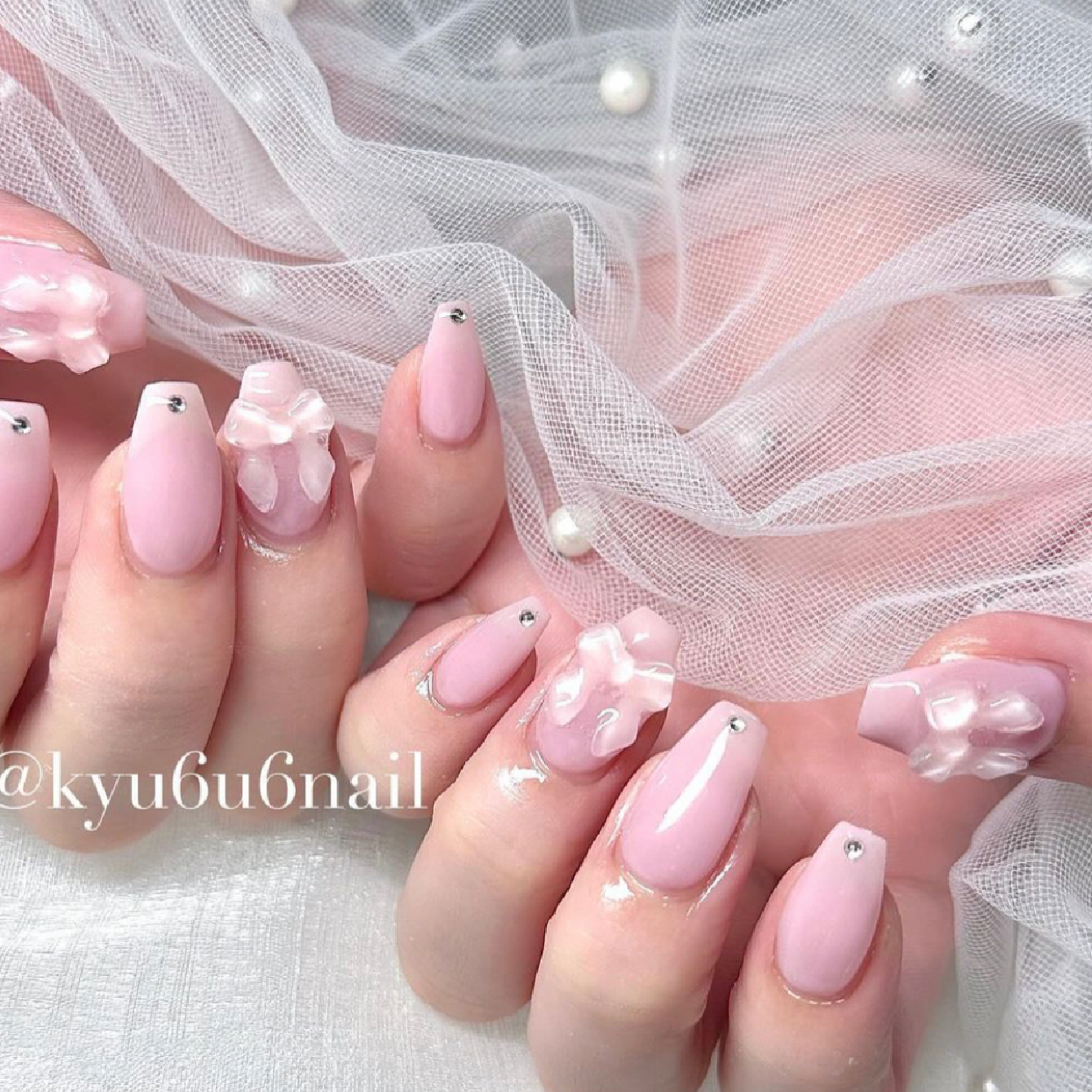 リピーター限定🎀ガーリーワンホンちゅるん持ち込み60分ネイル🤍