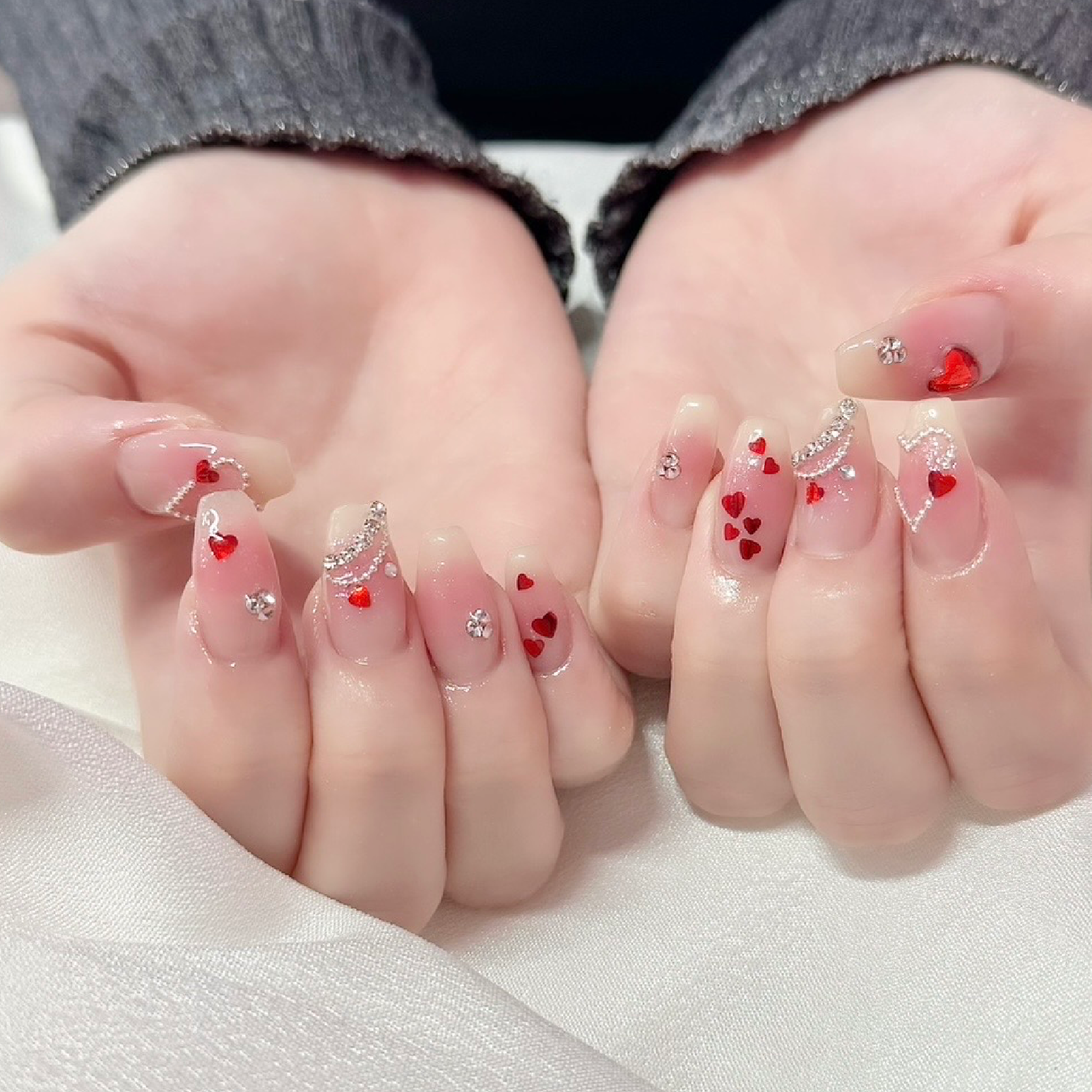 ちゅるん春ネイル🌸チークネイル💞