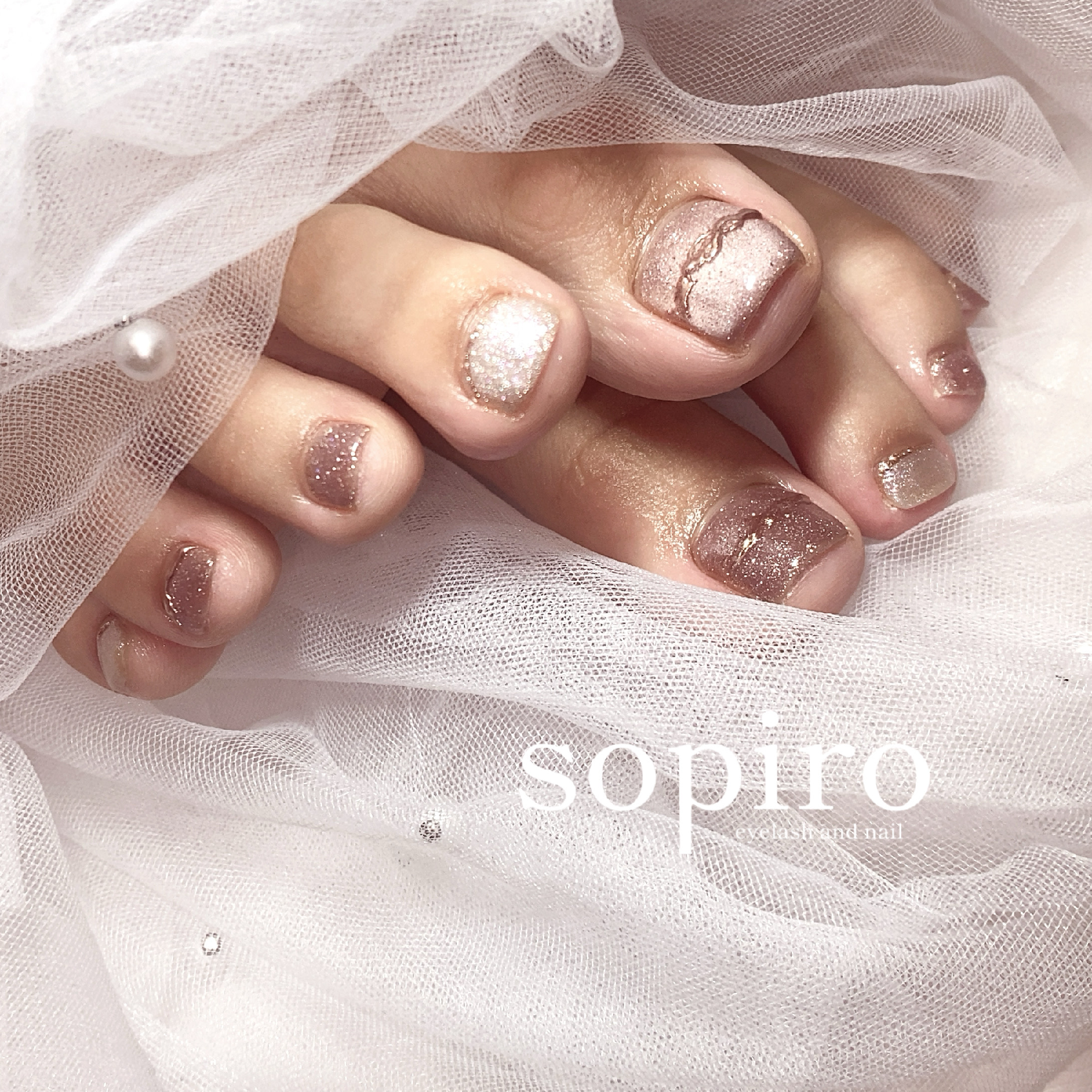 【foot】デザインネイル
