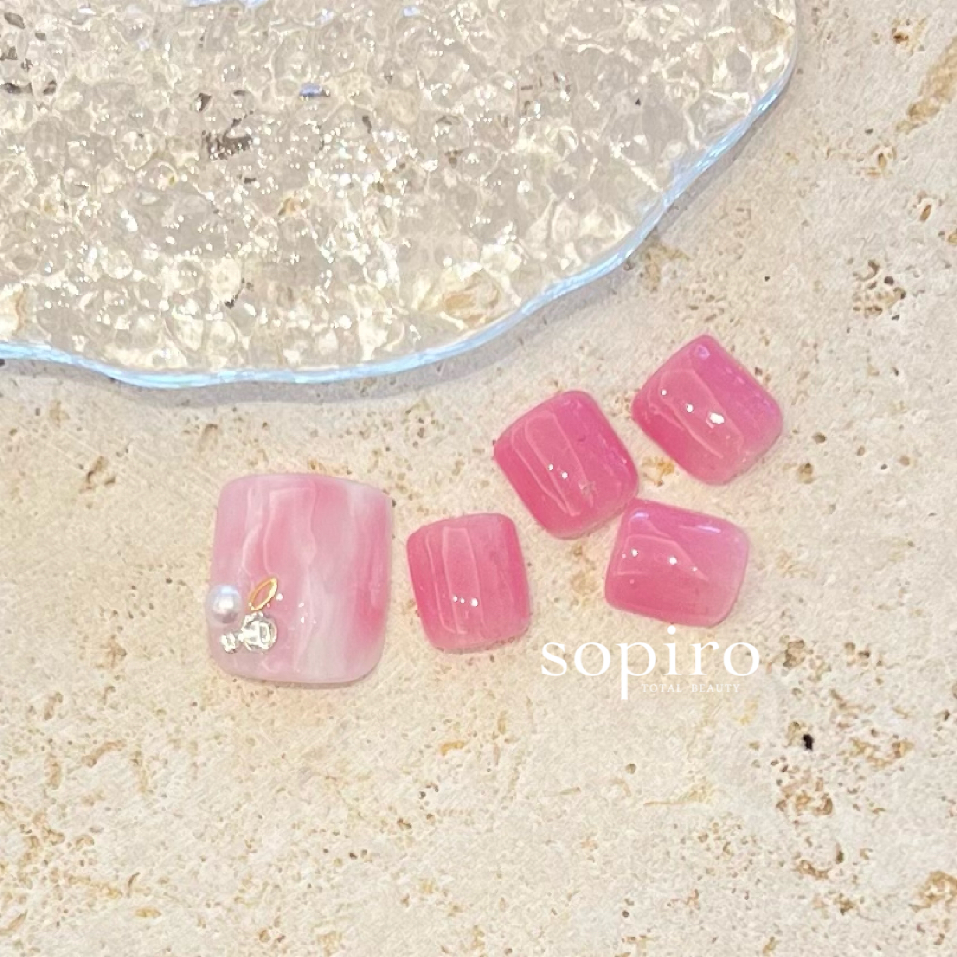 【フット】月替わり定額コース　シンプル　〈パラジェル使用・新規様・自店オフ無料〉