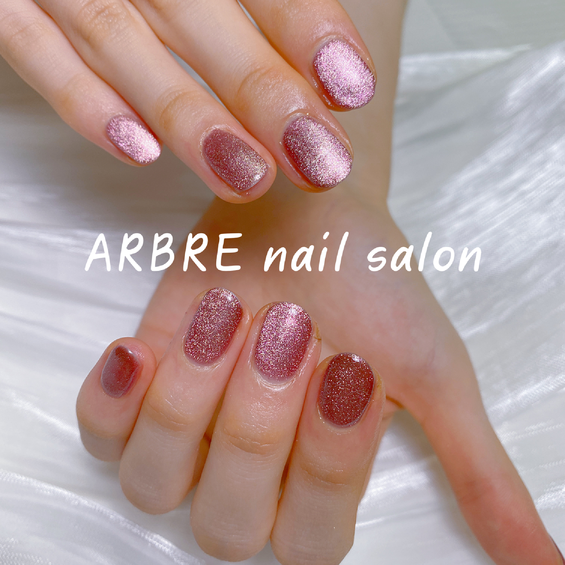 【Hand】SNS大人気マグネットorフラッシュネイル¥5880