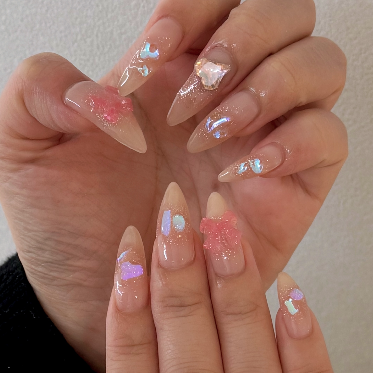 初回オフ半額✨パーツ乗せ放題💎持ち込みデザイン￥9,000～