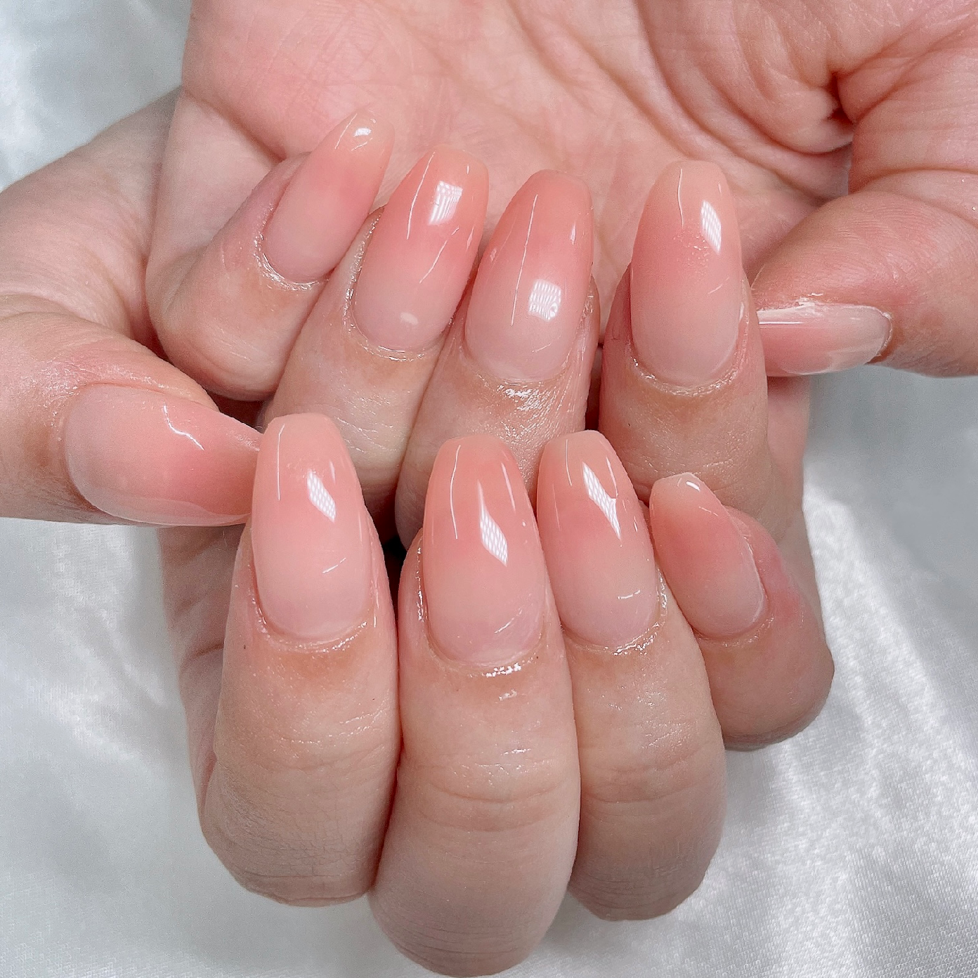 『Jr.ネイリスト』チップ長さ出し10本ワンカラー❣️