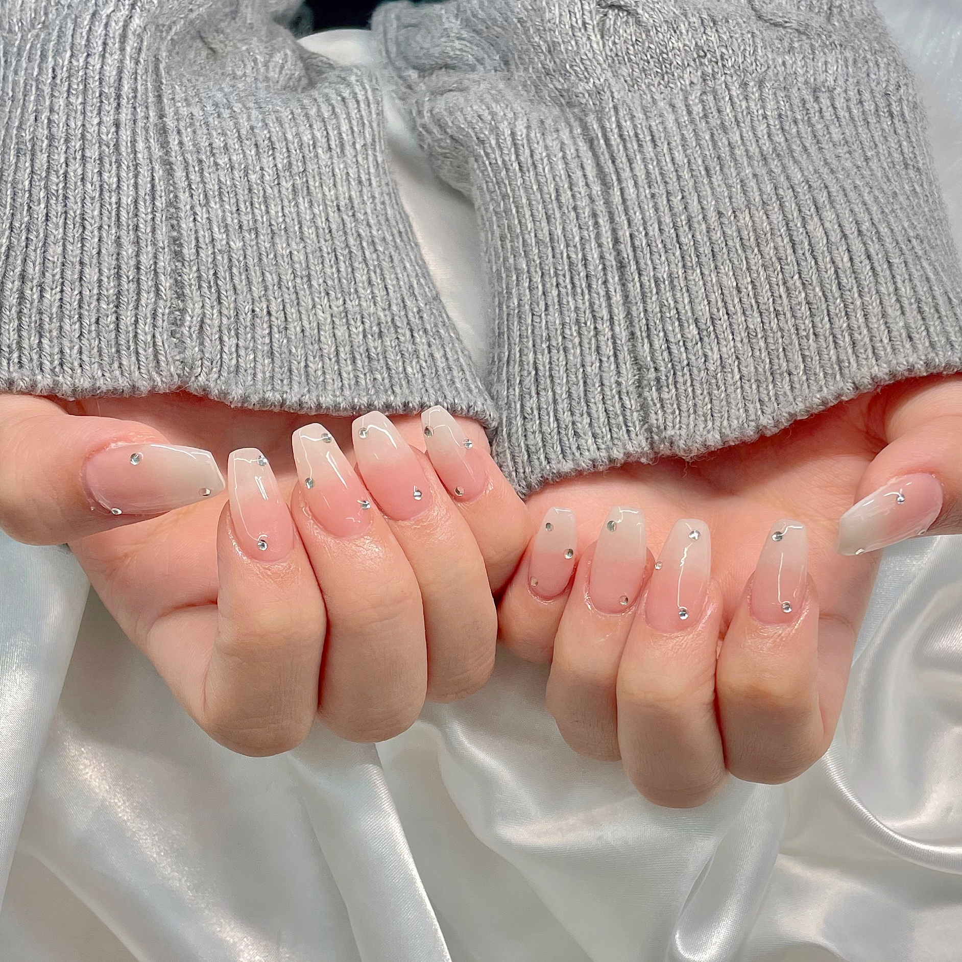 『Jr.ネイリスト』ストーン付け放題ワンカラー❣️