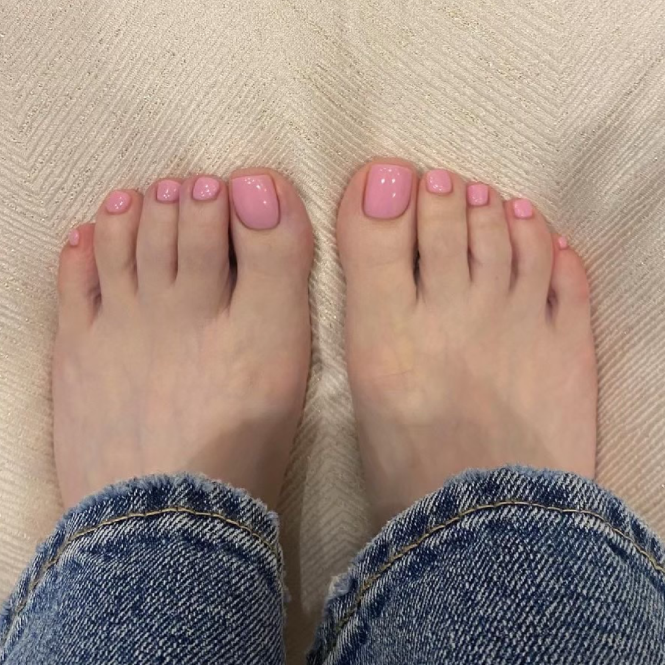 【foot】ワンカラー/ラメ🤍2色までOK◎