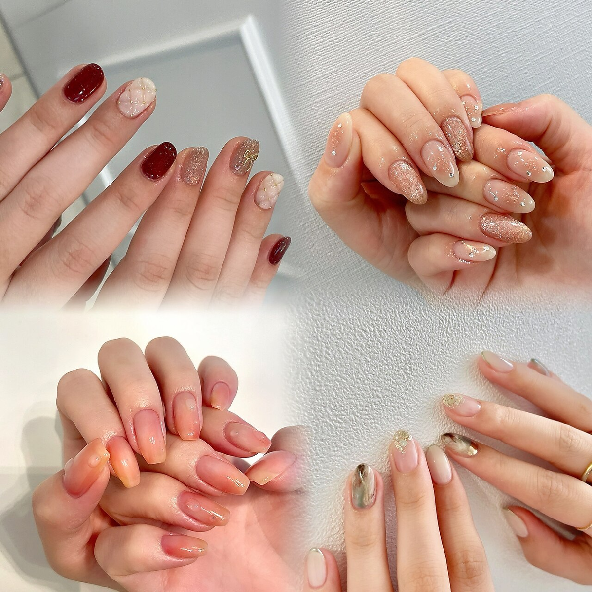 Hand　8designまで◆9900円◆甘皮ケアセット◆初回オフ無料