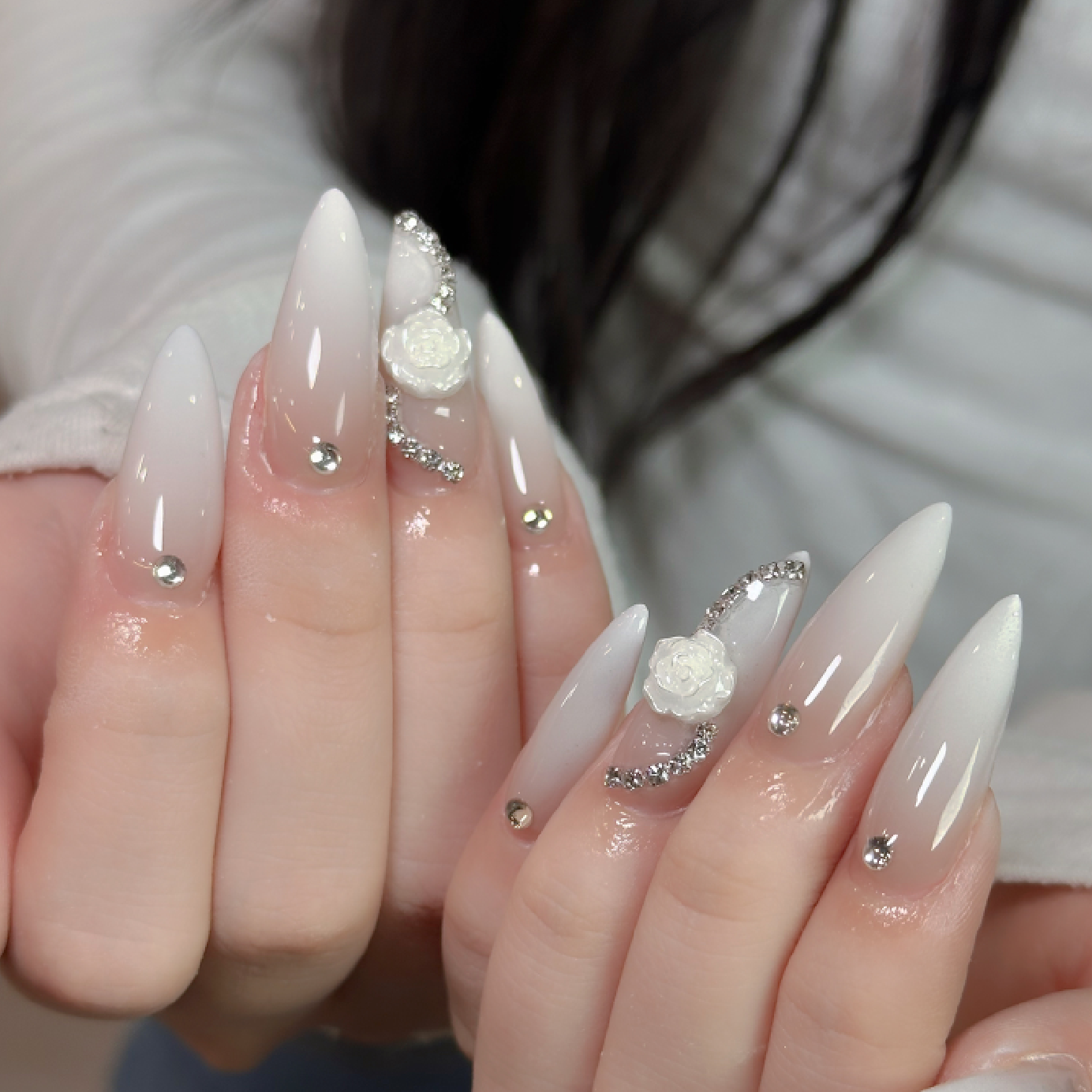 【新規スカルプオフ半額】チップ長さ出しショート✨アート少しめコース