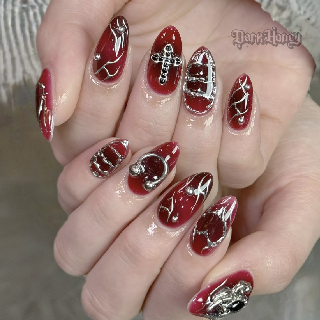 自爪💅ゴージャス✨Y2K💕個性派/海外風