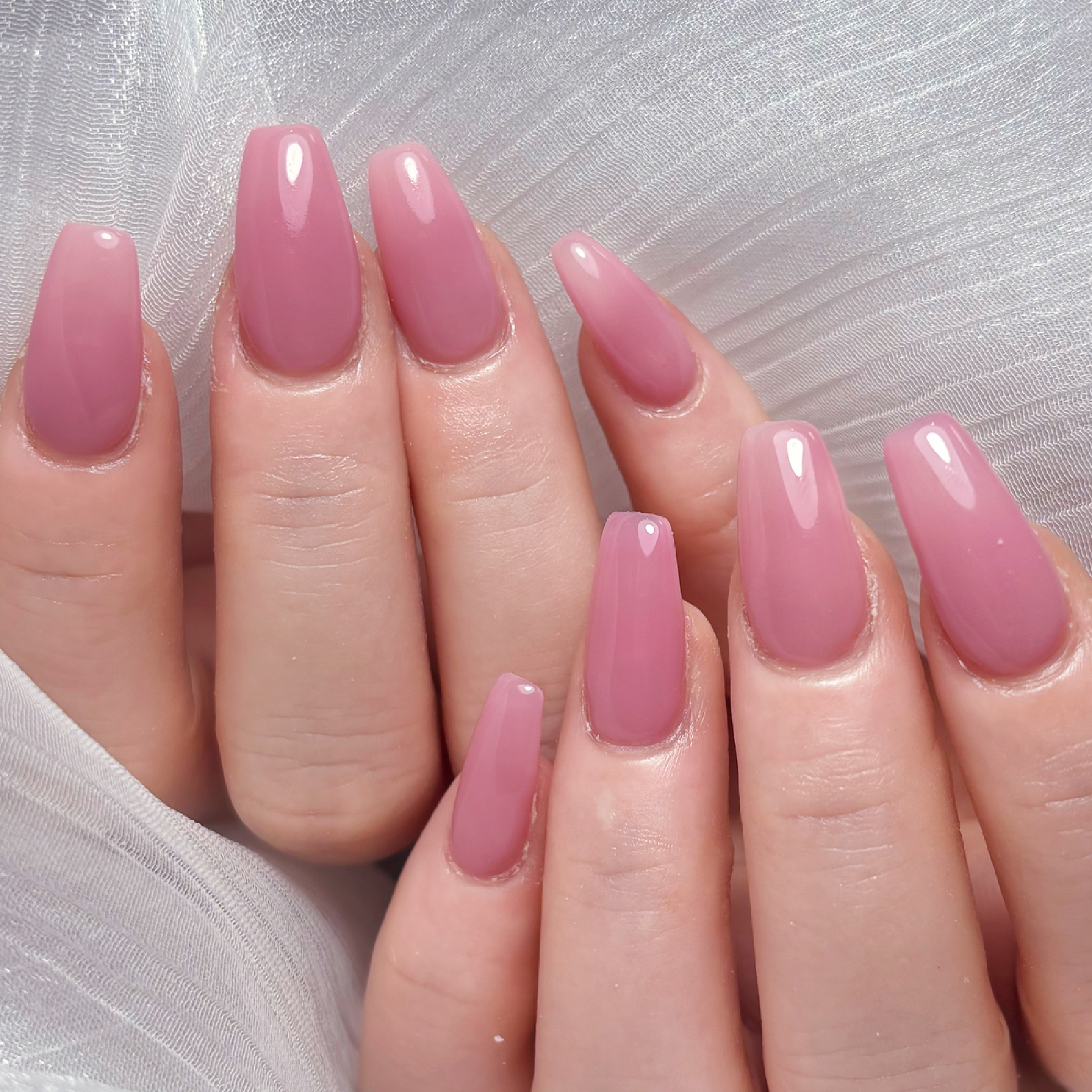 ★1月限定オフ無料★平日16時までチップ長さ出しワンカラー・ラメグラ