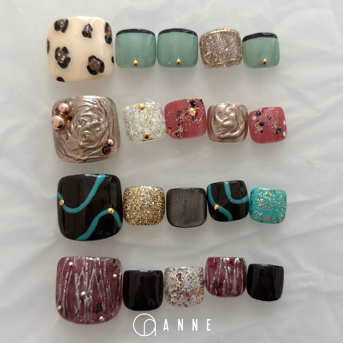 【パラジェル】フットバス付 サンプルから選ぶ定額アート￥9900