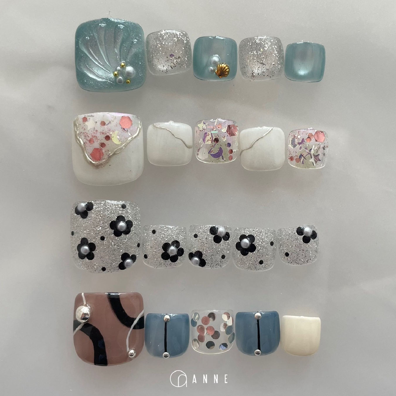 【パラジェル】フットバス付 サンプルから選ぶ定額アート￥9900