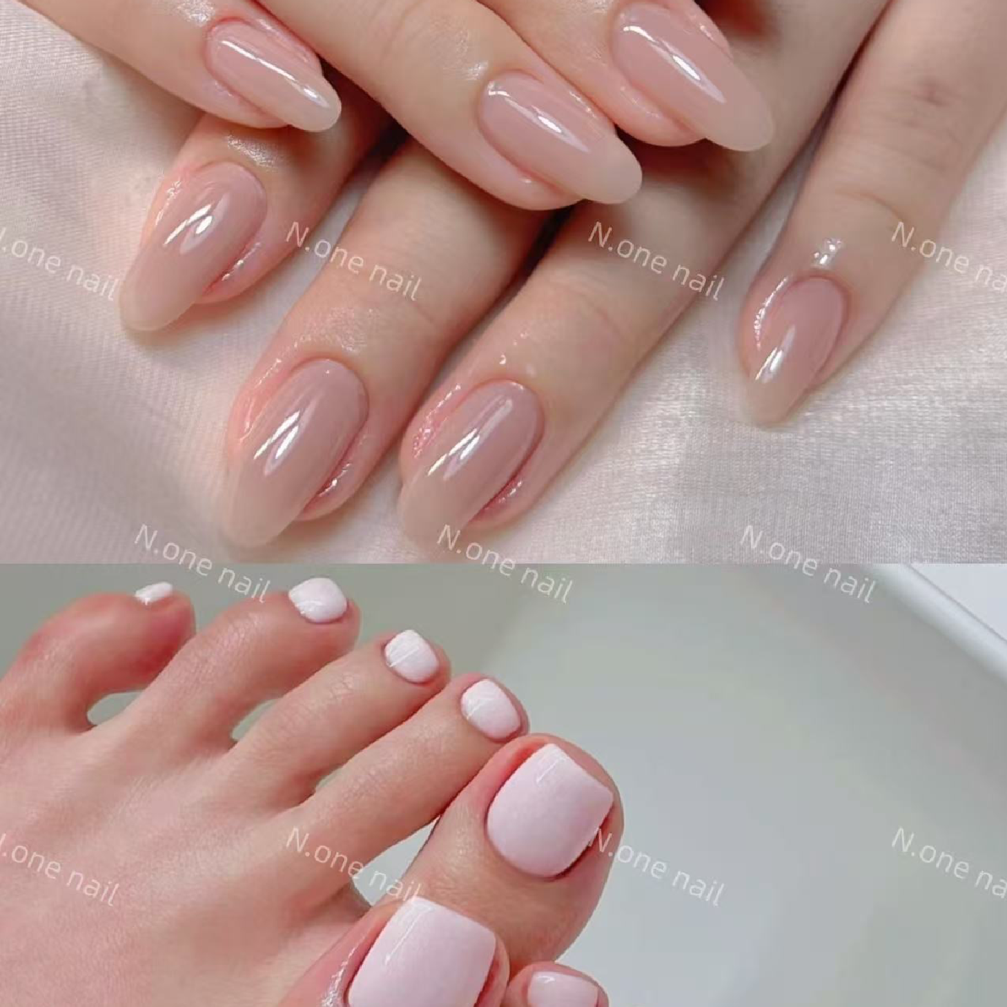 【hand&footセット】ワンカラー/ラメ /ラメグラコース ¥8800