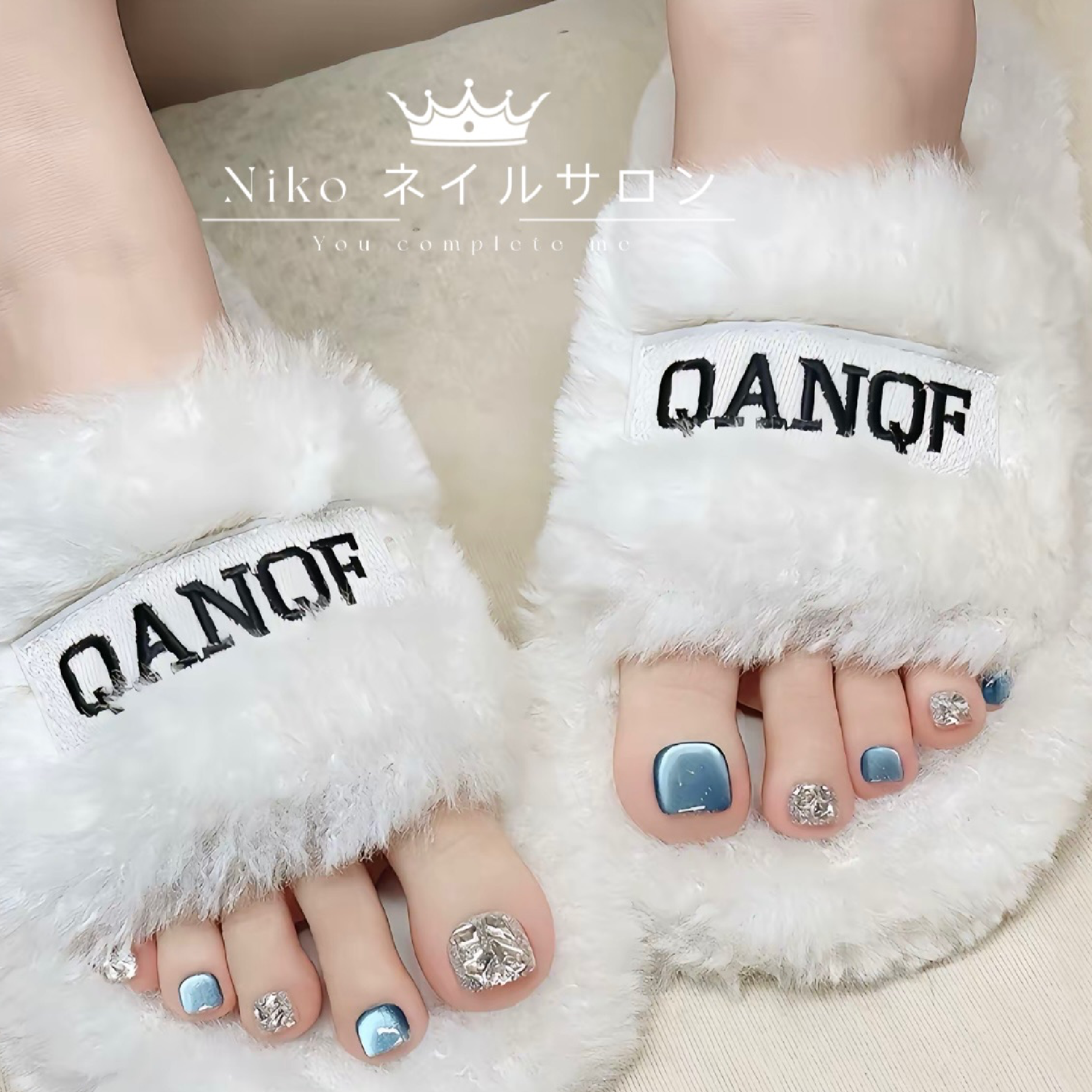 フットネイル当店デザインから選べる7980円