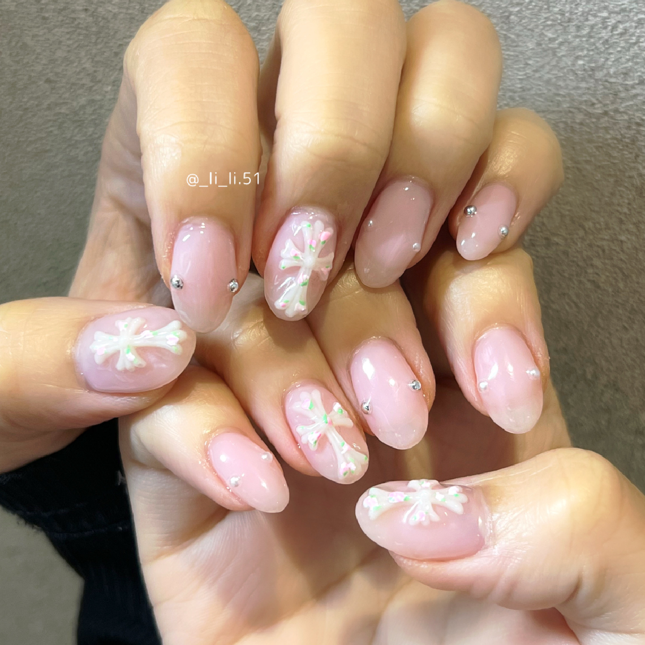 クロムネイル4本✝️長さだし10本／パラジェル