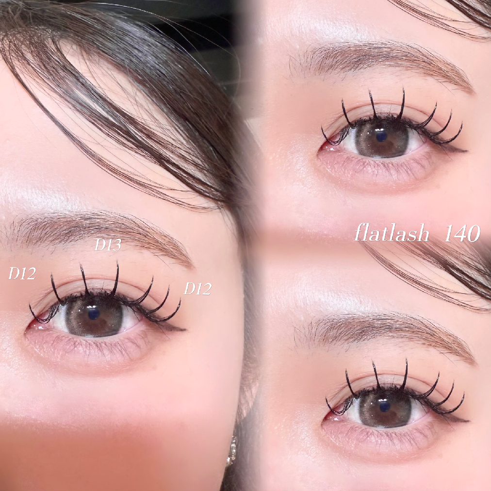 N💎LEDマツエク💎フラットラッシュ【100本】オフ無料✨
