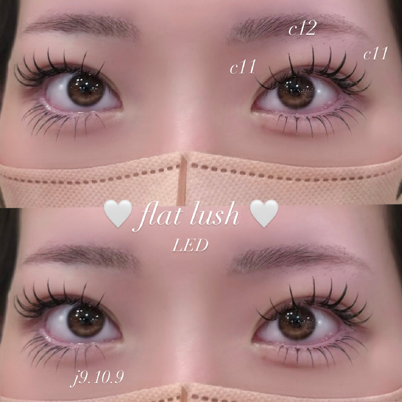 【5月限定クーポン】LEDグルーフラットラッシュ120本まで付け放題