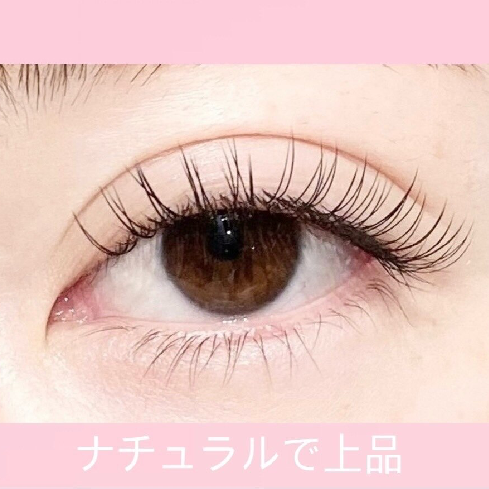 オフ無料【ナチュラル】【上品な仕上がり】ミンク100本 フラット+\1100
