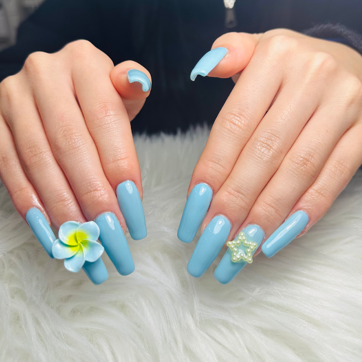 【チップ長さ出し10本】ワンカラー　7500円>>>6000円