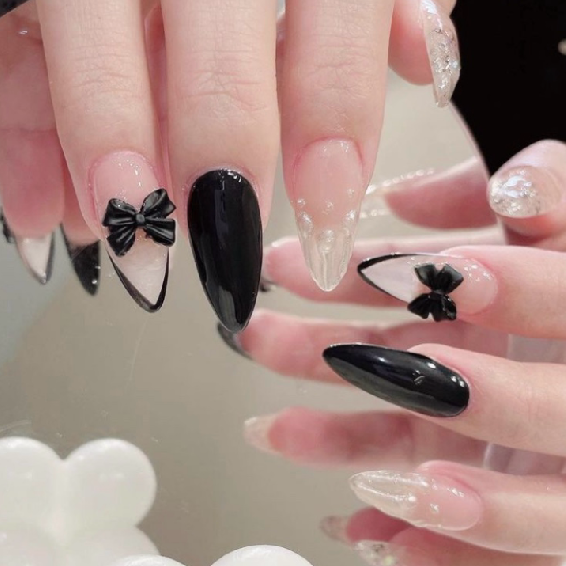 チップ長さ出し10本．6本デザイン